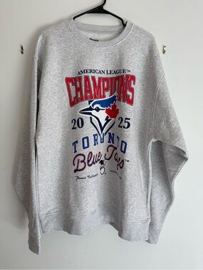 Toronto Blue Jays Grey 'Champions' Crewneck Sweatshirt